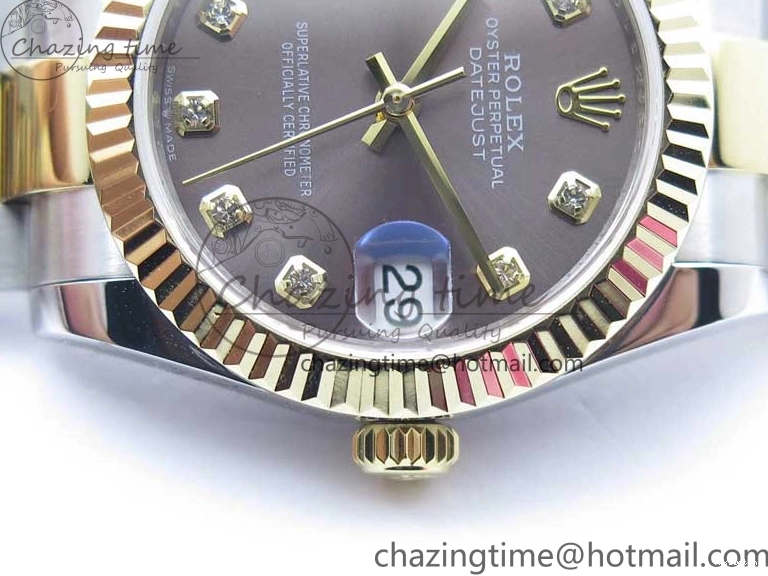 YG SS Maker 278273 Dial Diamonds YG Bracelet Datejust 31mm Best Gray Edition SS BP on Oyster 0127